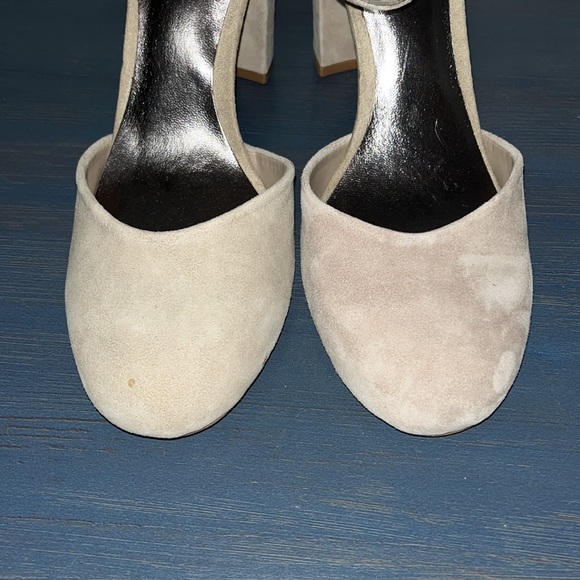 Bleecker & Bond, Taupe Pumps, Crisscross Ankle Straps, Size 6.5, New With Tags - Picture 2 of 10